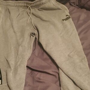 Puma Heather Gray Joggers